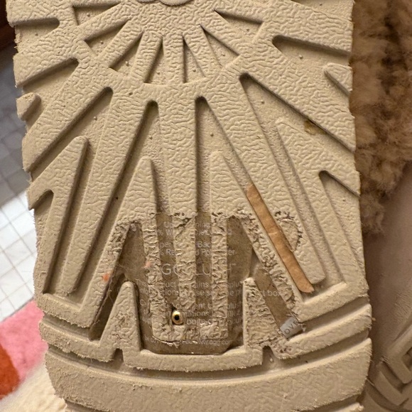 UGG Tan Shearling Home Slippers - Picture 5 of 5